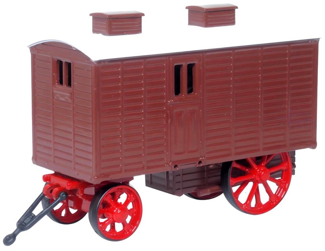 Oxford Diecast 1/76 76LW005 Living Wagon Brown