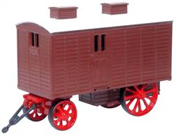 Oxford Diecast 76LW005 1/76th Living Wagon Brown