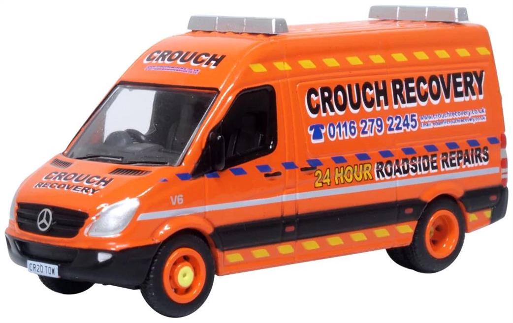 Oxford Diecast 1/76 76MSV011 Mercedes Sprinter Van Crouch Recovery