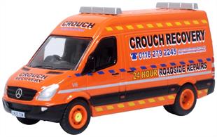 Oxford Diecast 76MSV009 1/76th Mercedes Sprinter Van Crouch Recovery