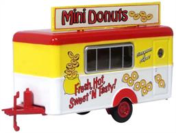 Oxford Diecast 76TR019 1/76th Mobile Trailer Mini Donuts