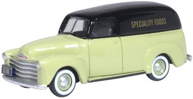Oxford Diecast 87CV50004 1/87th Chevrolet Panel Van 1950 Speciality Foods