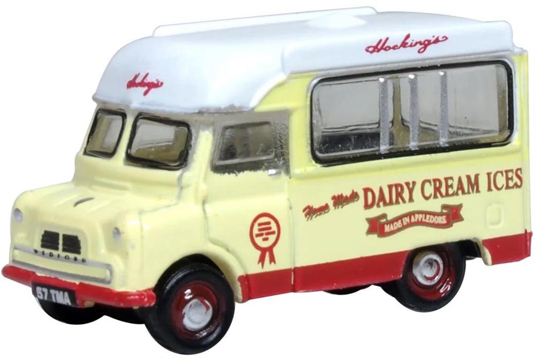 Oxford Diecast 1/148 NCA030 Bedford CA Ice Cream Van Hockings