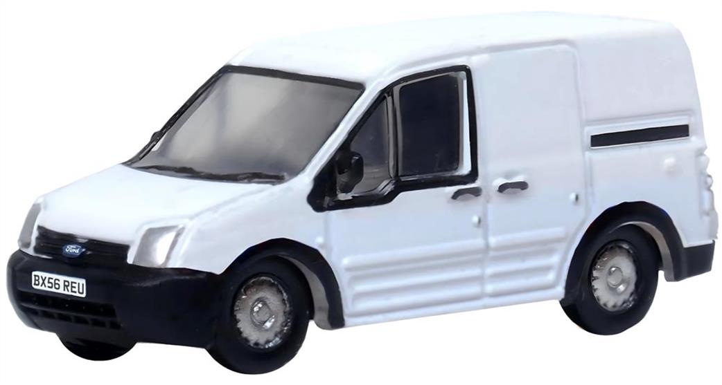 Oxford Diecast 1/148 NFTC005 Ford Transit Connect Frozen White