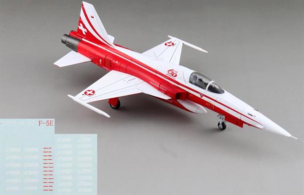 Northrop F-5E Tiger II Patrouille Suisse 60th Anniversary 2024 logo of 60th Anniversrary and pilots names to be confirmed