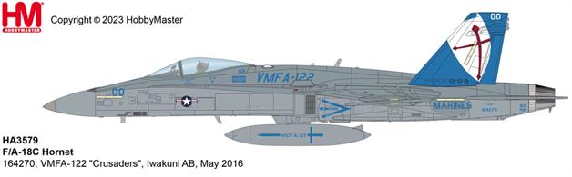 F/A-18C Hornet 164270, VMFA-122 Crusaders Iwakuni AB, May 2016