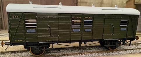 WAGON21 Kit Built Slaters Plasticard Southern Region PLVBuilt and painted to a good standard