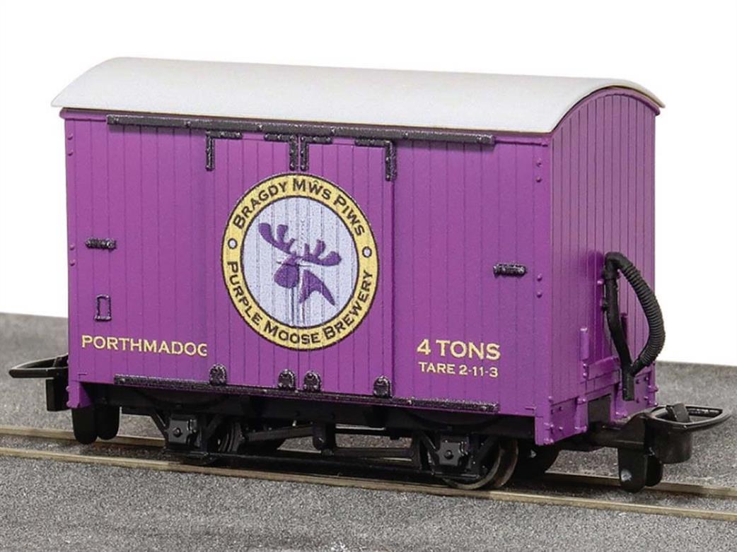 Peco OO9 GR-906 OO-9 Box Van. Purple Moose Brewery