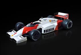 Detailed suspension - Highly detailed engine - Rubber tyres - Photoetched Parts - Removable body cowlings - 2 new decals sheet: Sheet A - Exterior, cockpit and engine. Sheet B - Composit materials - Decals for 2 versions: 1986 Campionship #1 Alain Prost - 1986 Campionship #2 Keke Rosberg