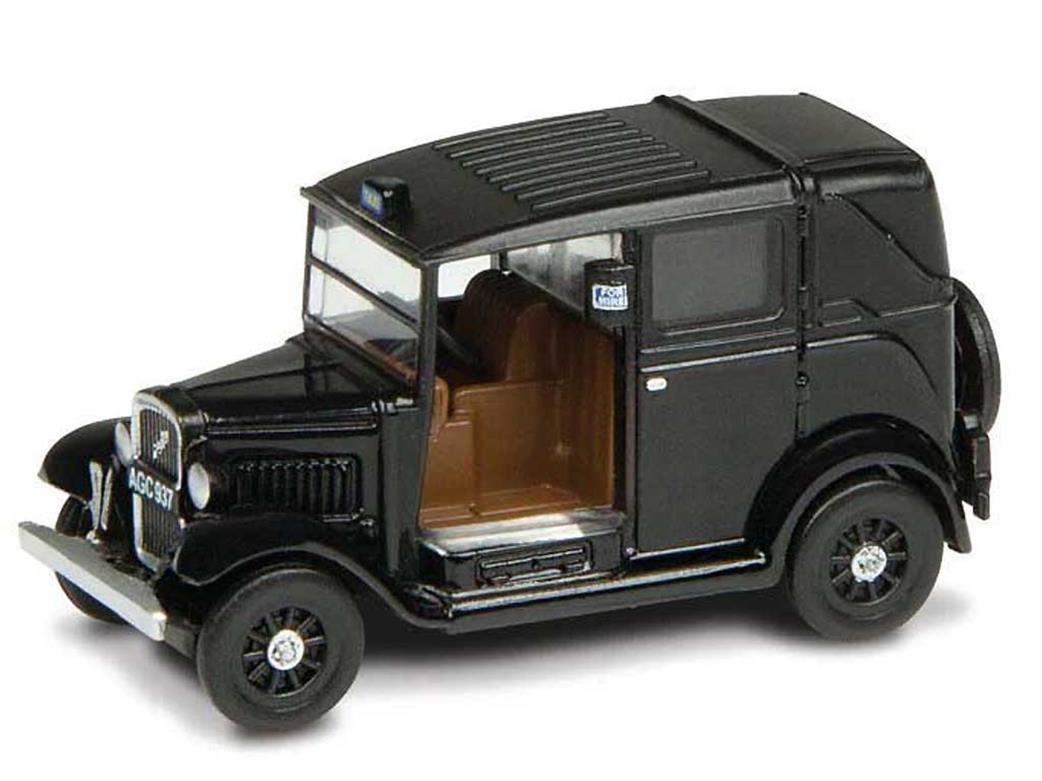 Oxford Diecast 1/120 120AT001 Austin Low Loader Taxi Oxford Black