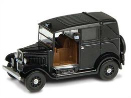 Oxford Diecast 120AT001 1/120 Austin Low Loader Taxi Oxford Black