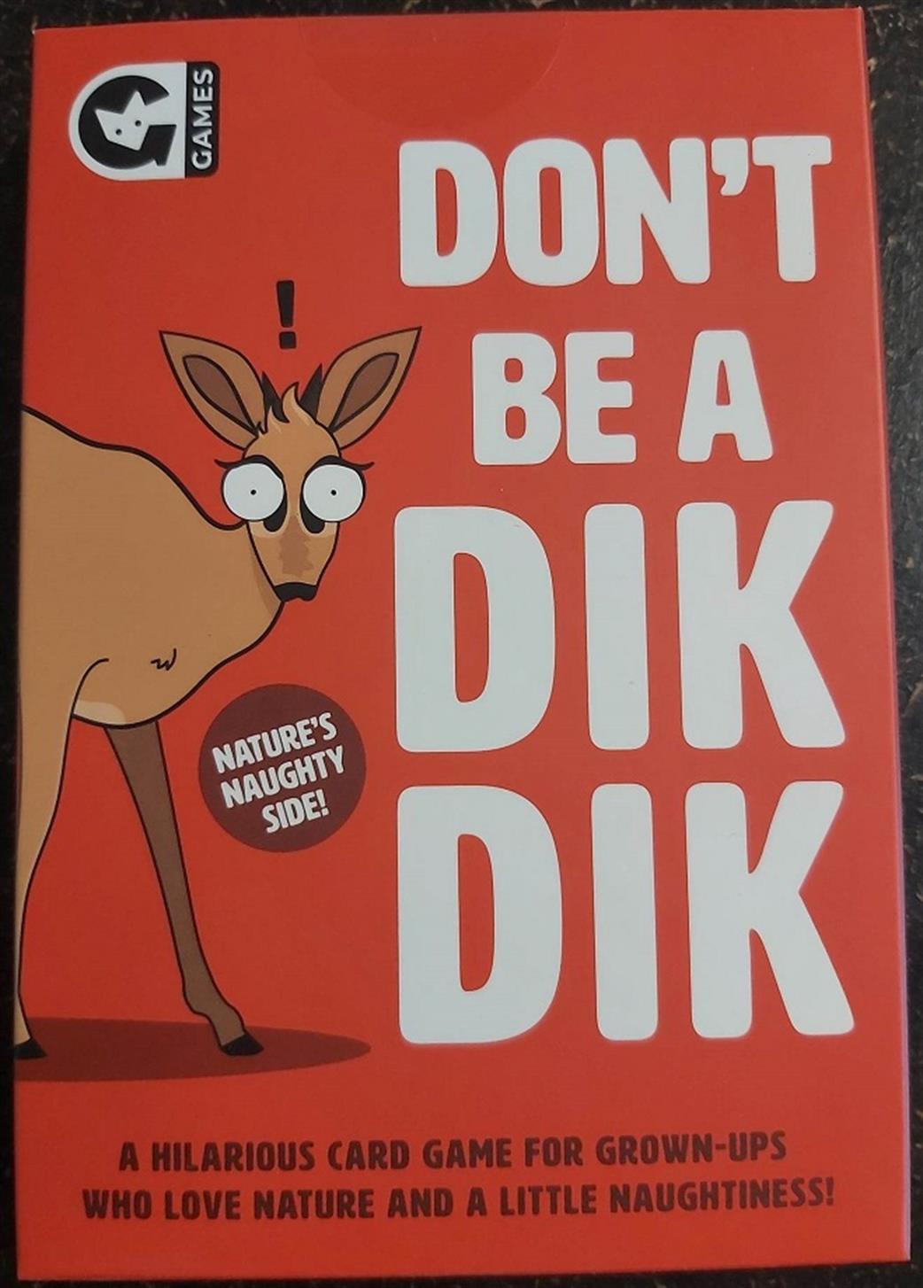 GIN0112121271 Don't Be A Dik Dik Card Game