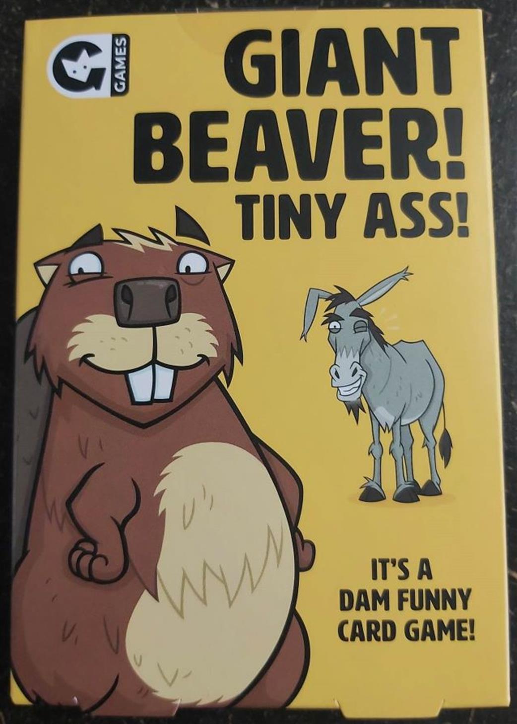 GIN0112130371 Giant Beaver! Tiny Ass! Card Game