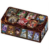 Prismatic Secret Rares are one of the things Duelists love most about each year’s Mega-Packs, since Tins are the ONLY place to find this exclusive and beautiful rarity type. And this year, we’re giving you twice as many in each Tin! Each 25th Anniversary Tin: Dueling Heroes includes 3 x 18-card Mega-Packs, each with TWO Prismatic Secret Rares, two Ultra Rares, a Super Rare, a Rare, and twelve Commons.