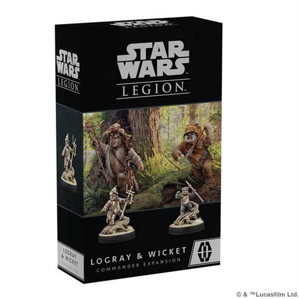 Atomic Mass Games  SWL110 Logray & Wicket Commander Expansion for Star Wars Legion