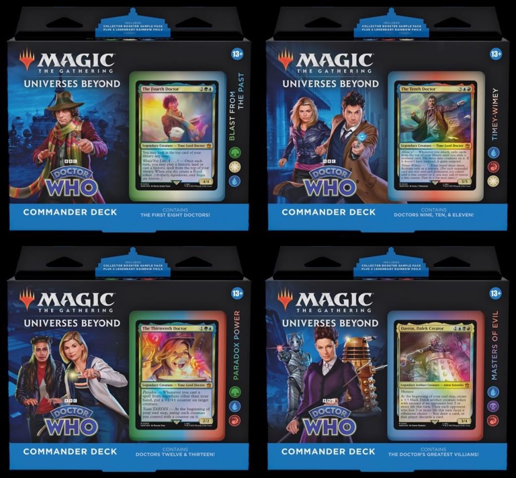 MTG Doctor Who Commander Deck Masters of Evil - Game Night Games