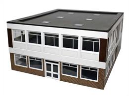 1:76 Scale model of a Office Block produced as a Highly Detailed Card kit. The completed model features lots of detail and can be easily customized to suit your scene during construction.atd models card kits are supplied printed full colour, pre cut and creased for ease and quality of build. Included with all kits are easy to follow instructions and printed glazing.
