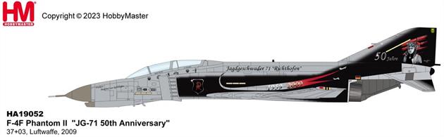 "F-4F Phantom II ""JG-71 50th Anniversary"" 37+03, Luftwaffe, 2009"