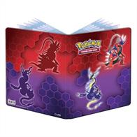 9-Pocket Portfolios for Pokémon feature a vibrant, full-art cover of Koraidon &amp; Miraidon. Each portfolio stores and protects up to 126 standard size cards single-loaded and 252 cards double-loaded in archival-safe polypropylene pages.