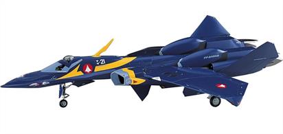 A kit of the YF-21, another main character of the OVA "Macross Plus" operated by Galde Gore Bowman! In addition to reproducing the aircraft shape and his tailing, it is full of Hasegawa's unique aircraft taste. The canopy can be opened or closed, and a seated pilot figure is included. The wing tip lights adopt a parts configuration that can be changed to clear parts with minor modifications. Armed with 2 gun pods.