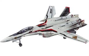 1:72 VF-25F/S Messiah - Macross Frontier A kit of the VF-25 fighter mode, the aircraft piloted by the main character "Alto Saotome" of the TV anime "Macross F (Frontier)". The cockpit, intake, nozzles, etc. are full of aircraft expressions unique to Hasegawa! Head parts and decals can be selected between Alto machine (F type) and Ozma machine (S type).The main wing incorporates a left-right interlocking gimmick. Canopy can be opened or closed with one seated pilot figure. Cockpit can be either single seat / double seat and the  Vector nozzle can move up and down As a bonus part, an air-to-air missile (3x6) + pylon (x6) for mounting on the underside of the main wing is included! Decal (Marking)VF-25F Private Military Provider S.M.S. Affiliation machine 007: Alto Saotome piloted machineVF-25S Private Military Provider S.M.S. Affiliation Machine 001: Ozma Lee piloted Machine