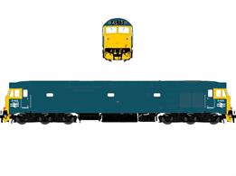 Highly detailed model of BR class 50 diesel locomotive D423 in original as-built condition and rail blue livery.The Accurascale Class 50 model is based on the award winning ‘accura-standard’ platform, with all-wheel powered six-axle bogies, a powerful twin flywheel fitted motor and market leading electronics package.