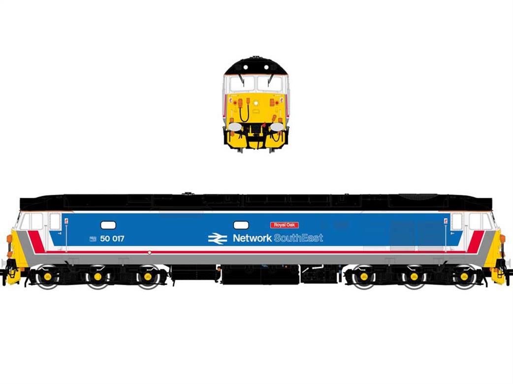 Accurascale OO ACC2242 DCC BR 50017 Royal Oak EE Class 50 Diesel Locomotive NSE Original DCC Sound
