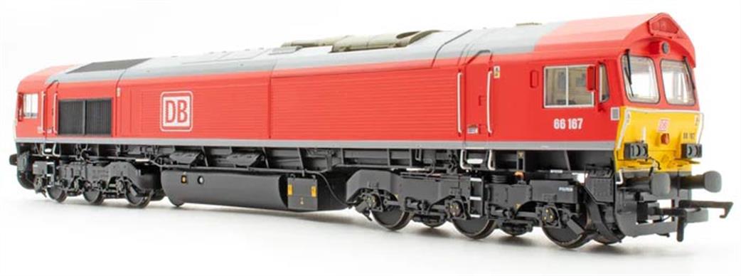 Accurascale OO ACC2649-DCC  DB Cargo 66167 EMD Class 66/0 Diesel Locomotive DB Red DCC Sound