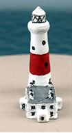 Portland Bill is a 1/1250 scale, PLA 3D-printed model of the current lighthouse tower and residential building, made to order and painted  by Coastlines Models. CL-L49.