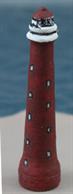 Ijmuiden High Lighthouse is one of a pair of crimson coloured lighthouses that indicate the entrance to the lock which enables ships to dock in Amsterdam. This model is 3D-printed in PLA resin and painted by Coastlines Models, CL-L52. The model is printed and painted to customer order.