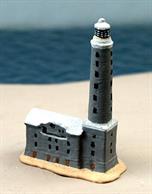 Bengtskar Lighthouse is a 1/1250 scale, painted. polyurethane resin casting by Coastlines Models (CL-L37c). This model is of the lighthouse and its linked accommodation block only from 1906 to 1950 and is only currently available to customer order.