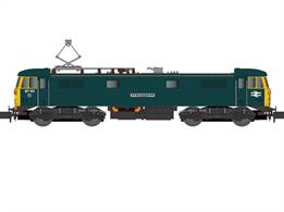 A new and detailed N gauge model of the BR West Coast Mainline Electric Scots of class 87. These locomotives were built for the newly electrified London to Glasgow services in the mid 1970s and ran until replaced by Pendolino trains in the mid-2000s. From 36 locomotives built 1 remains in service in Britain today, with 2 more preserved examples plus 19 working and 2 stored in Bulgaria.This model is powered by Dapols 5-pol Super-Creep motor driving all axles with body tooling designed to replicate many detail changes between build and present day, including the unique thyristor testbed loco 87101. Posable cross-arm or Brecknell-Willis pantographs are fitted and an accessory bag of optional parts is suppliedModel finished as the unique thyristor contro, locomotive 87101 STEPHENSON in BR rail blue livery, 1970s - late-1980s.