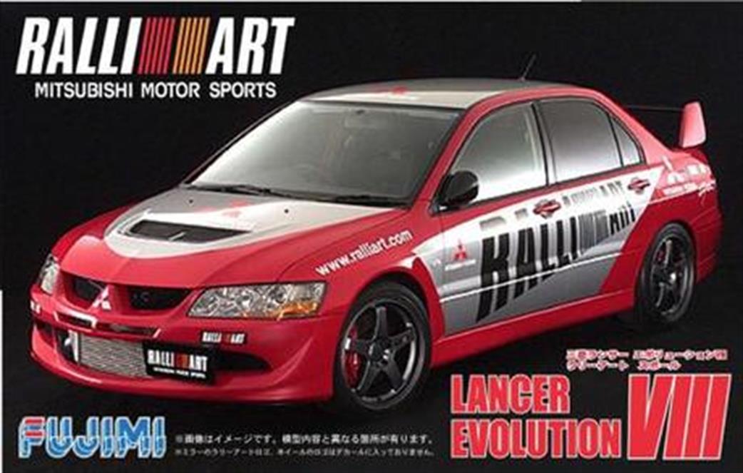 Fujimi 1/24 F038179 Mitsubishi Lancer EVO VIII Ralliart Car kit