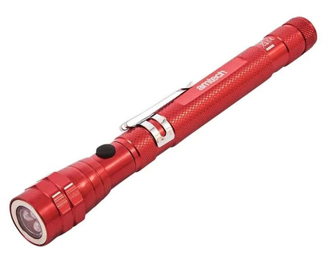 Am-Tech  S8006 3 LED Telescopic Torch & Magnetic Pick up Tool