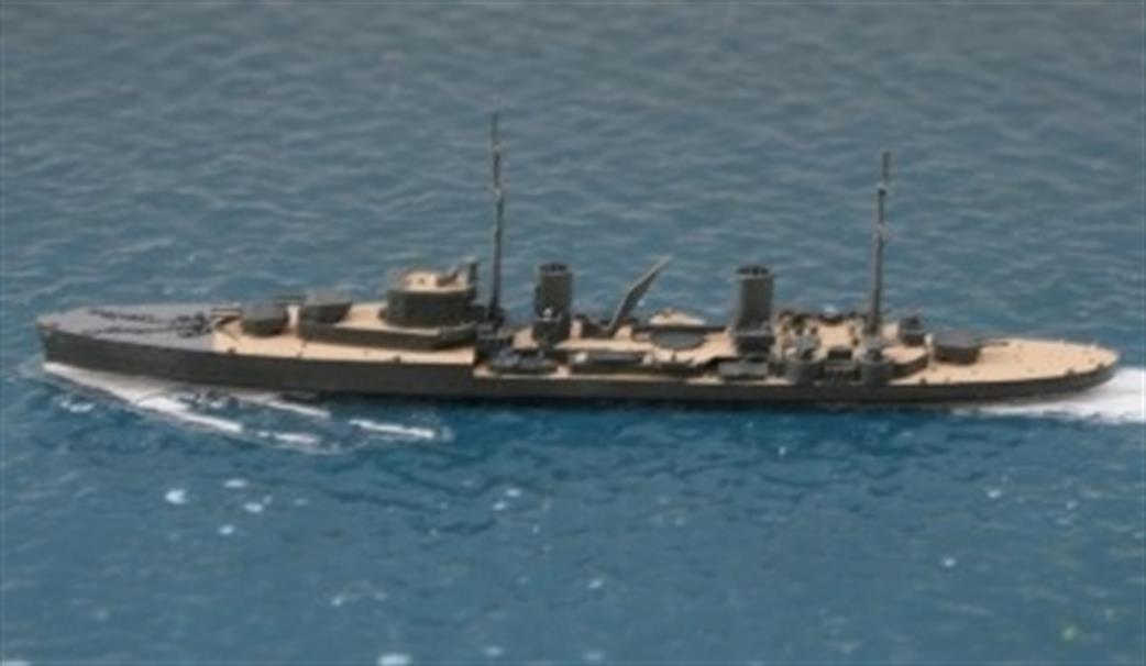 John's Model Shipyard 1/1200 RN301 HMS Galatea, a 3D-printed kit to make the light cruiser in WW2