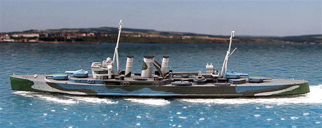 John's Model Shipyard 1/1200 RN314 HMS Kent waterline kit of the heavy cruiser after 1941