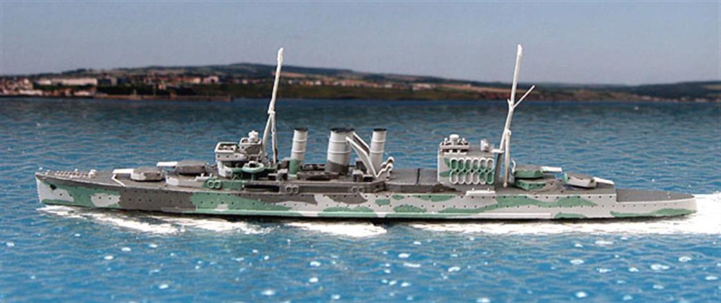 John's Model Shipyard 1/1200 RN315 HMS Suffolk waterline kit to make a model of the heavy cruiser from 1941