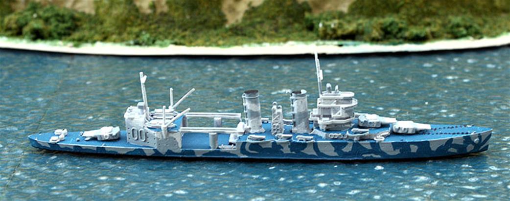 John's Model Shipyard 1/1200 USN301 USS Astoria Waterline Model