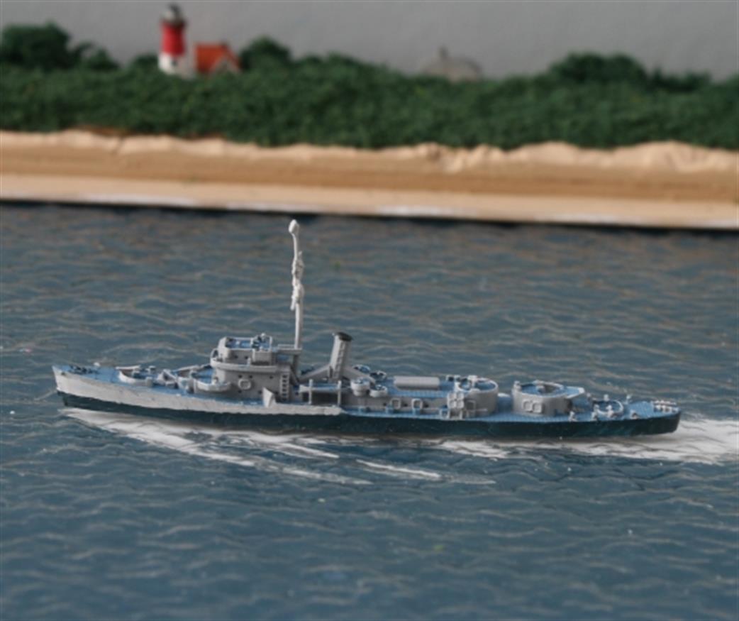 John's Model Shipyard 1/1200 USN602 USS Buckley Waterline Model