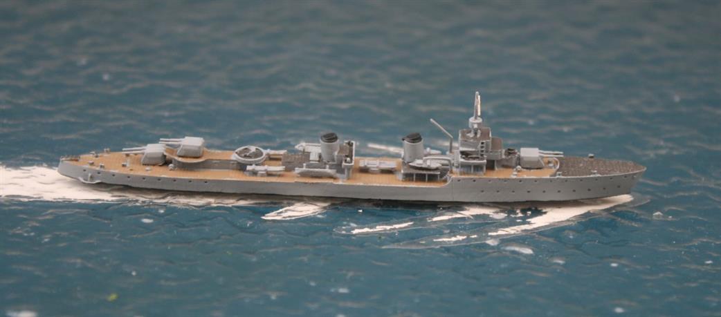 John's Model Shipyard 1/1200 MN510 Le Hardi Waterline Kit, 3D printed in 1/1200 scale