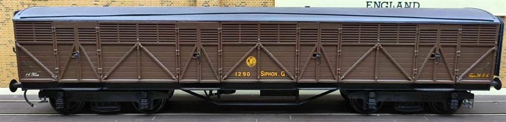 Preowned O Gauge WAGON62 Ian Kirk Kit Built GWR Siphon G 1290