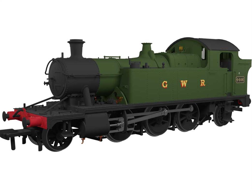 Rapido Trains OO 951004 GWR 4406 Churchward 44xx Class Small Prairie 2-6-2T Green G W R