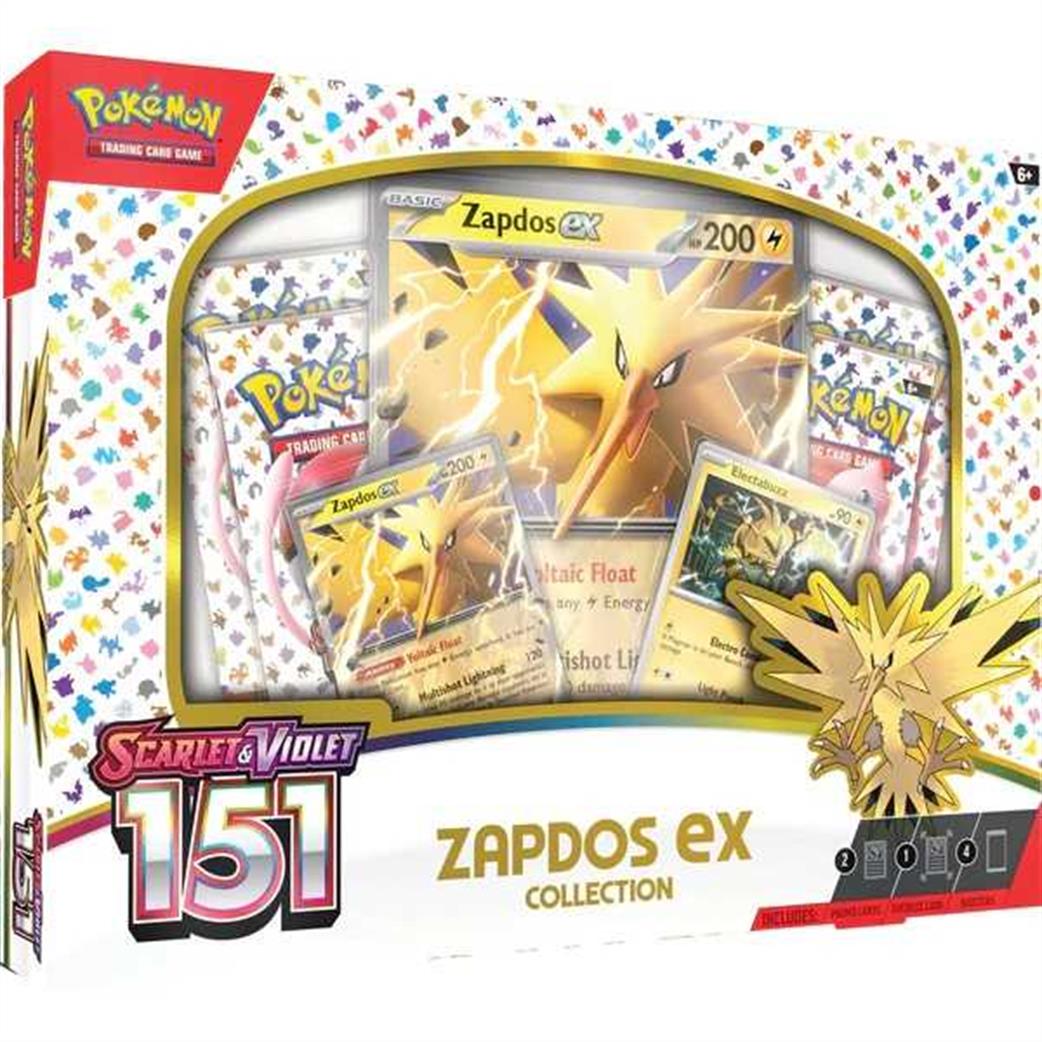 Nintendo  290-85313 Pokemon S&V 151 Zapdos ex Collection
