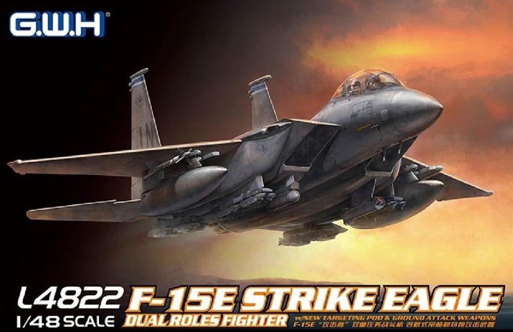 Great Wall Hobby 1/48 L4822 USAF F-15E Strike Eagle RAF Lakenheath Plastic kit