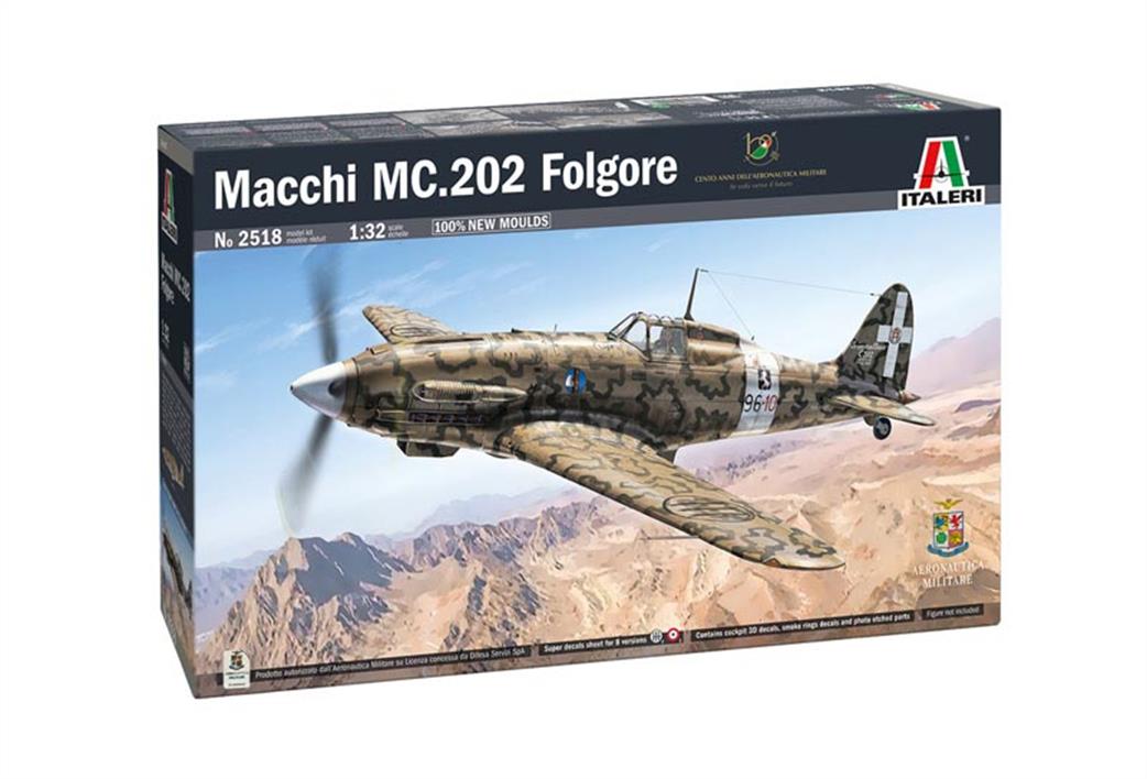 Italeri 1/32 2518 Macchi MC.202 Folgore Aircraft Kit