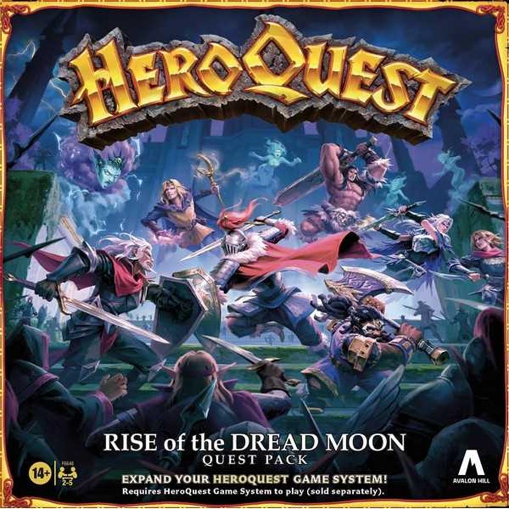 Hasbro  HASF6646UU0 HeroQuest Rise of the Dread Moon Expansion