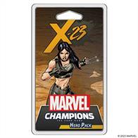 Created as a clone of Wolverine, Laura Kinney–also known as the hero X-23–shares her “father’s” claws and healing factor. As a child, she was exploited by the malicious Facility, but now she has become a fierce protector of the young and the innocent, and she’s tearing her way into your games of Marvel Champions: The Card Game! By fighting alongside her adopted sister, Gabby, X-23 is an offensive powerhouse with unparalleled momentum. Within this Hero Pack, you will find X-23, her sixteen signature cards, and a full assortment of Aggression cards inviting you to tear through the villain’s forces.