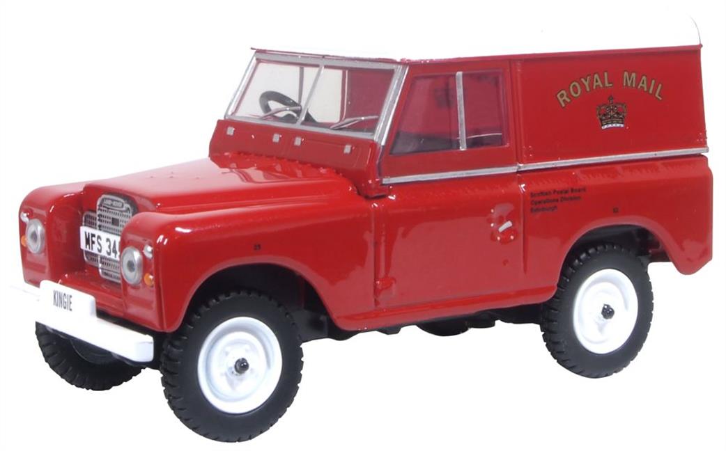 Oxford Diecast 1/43 43LR3S008 Land Rover Series III SWB Postbus Royal Mail