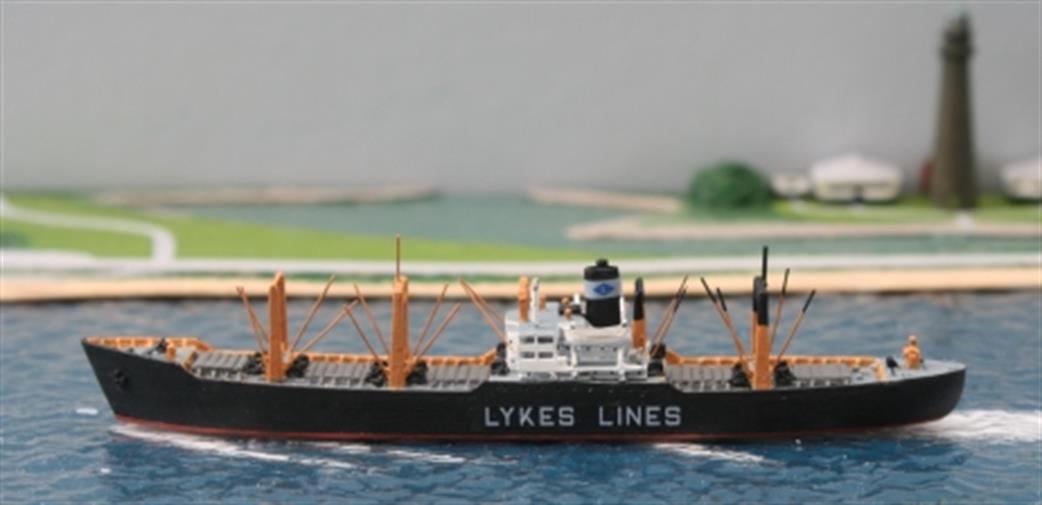 Solent Models SOM 24c Helen Lykes, Lykes Lines C2-S-B1 freighter 1947-67 1/1250