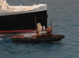 The Canute-class tugs were built in 1926 by Thorneycroft for use at Southampton. This model is a 1/1250 scale waterline model by Solent Models, SOM 25 and represents the class as built.
